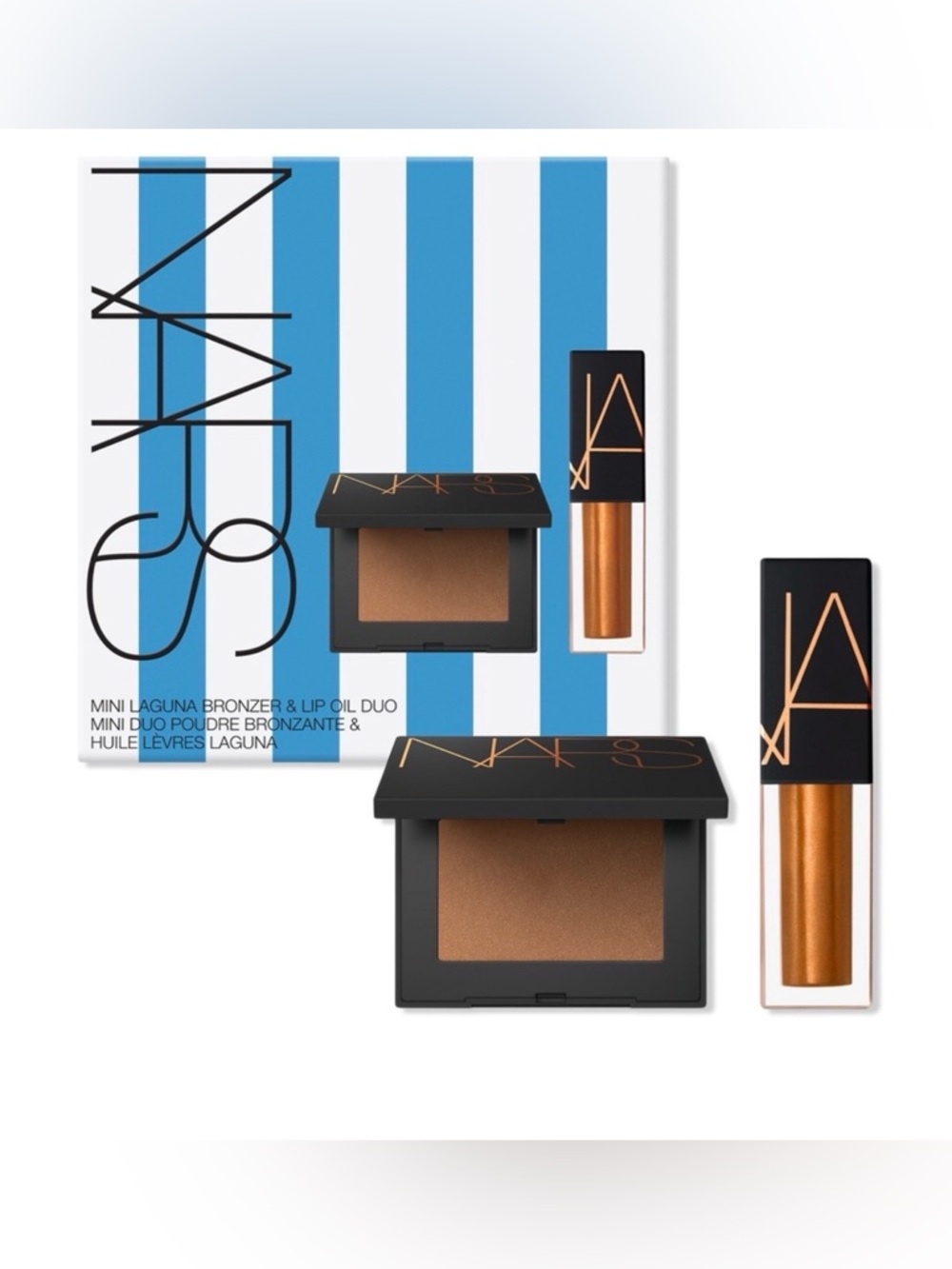 NARS mini Laguna  02 Bronzer & Lip Oil Duo